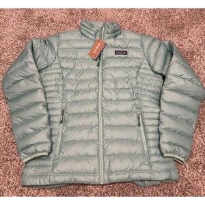 Patagonia Down Sweater Jacket Women’s Size Small Vjosa Green Lightweight NWT
